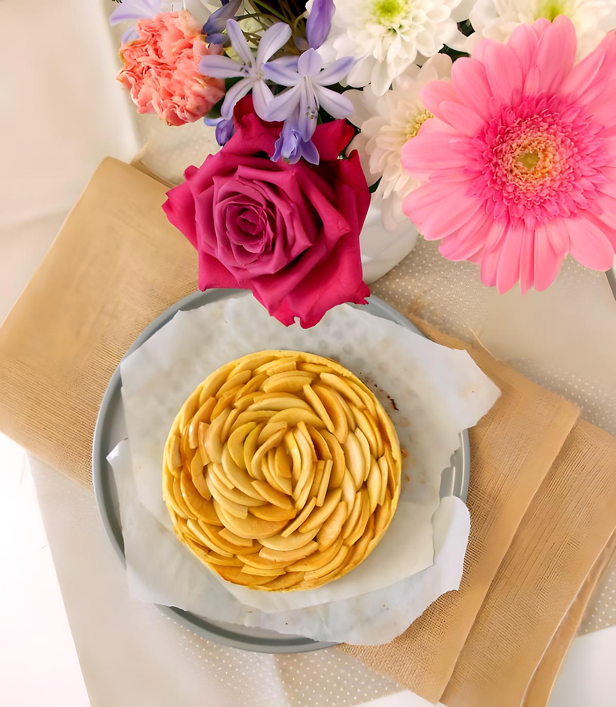 recette Tarte aux pommes à la compote