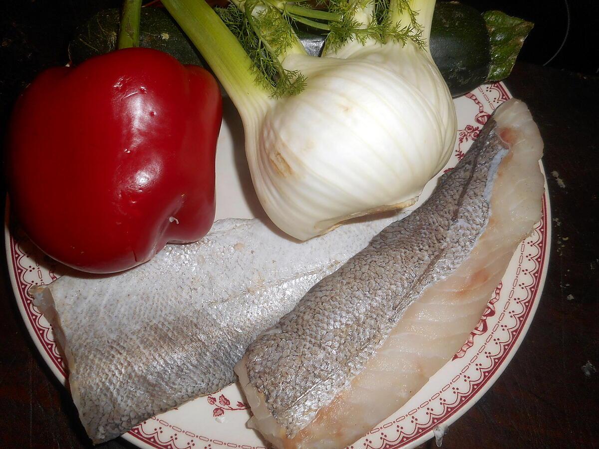 recette Filet de merlu tartare de petits légumes