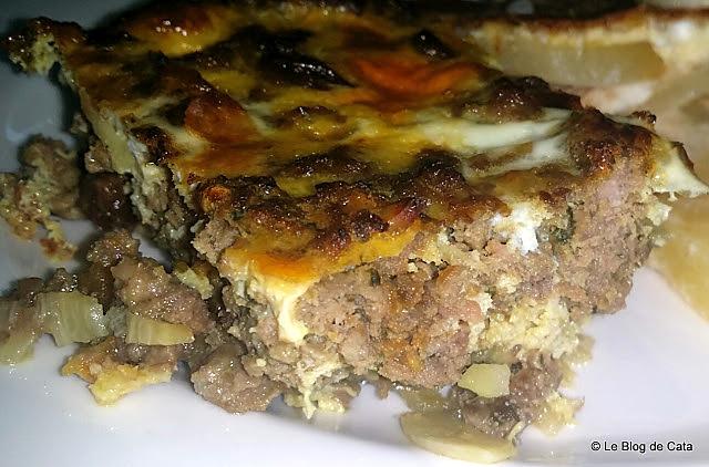 recette Gratin de viande sucré -salé -  Bobotie