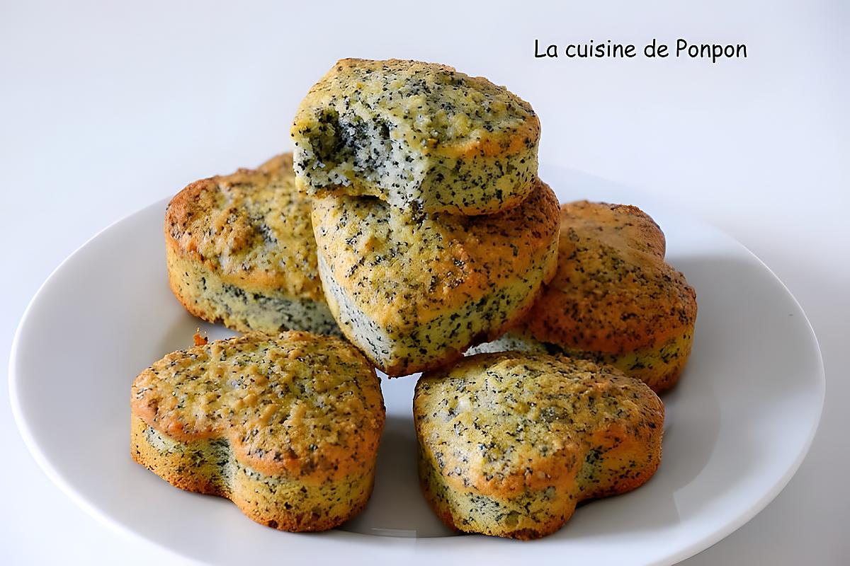 recette Muffins aux amandes et graines de pavot