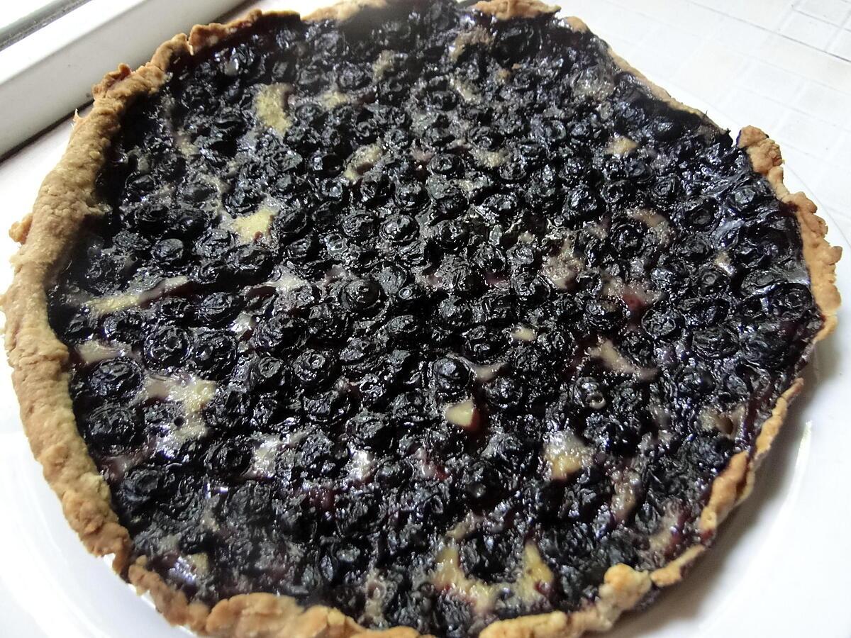 recette Tarte aux myrtilles à l'ancienne