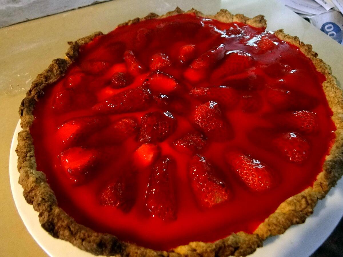 recette Tarte composite aux fraises