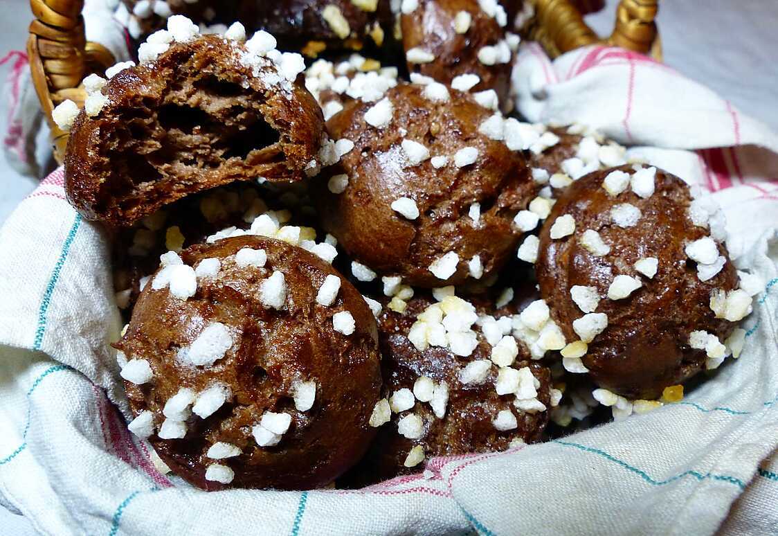 Recette de Chouquettes au chocolat sans gluten et sans lactose