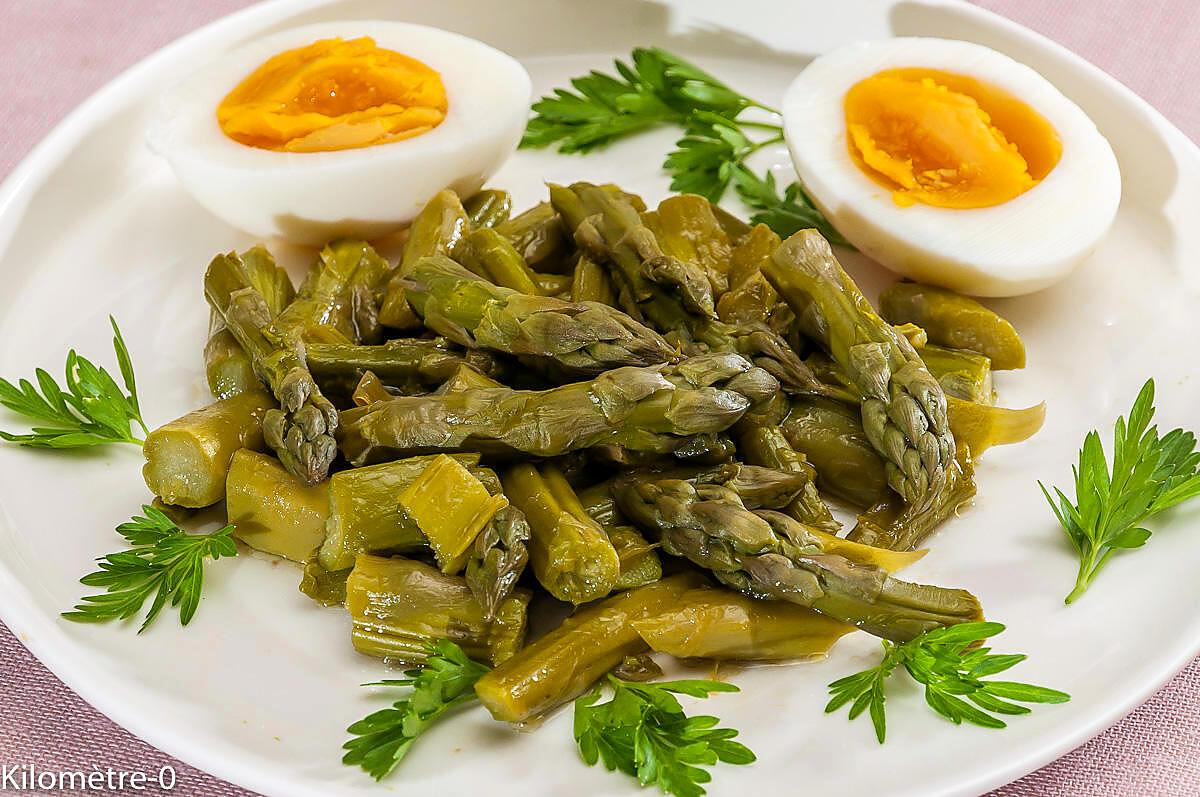 recette Asperges vertes, oeuf mimosa ou non