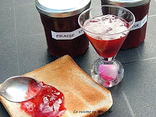 recette Confiture de fraises au micro-ondes