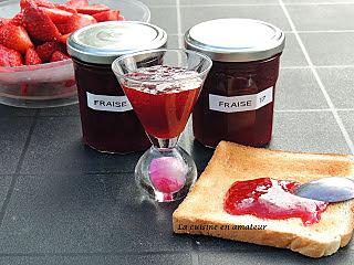 recette Confiture de fraises au micro-ondes