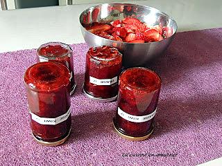 recette Confiture de fraises au micro-ondes