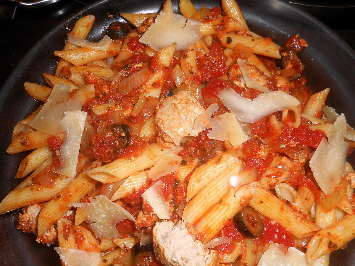 recette Penne rigate au thon