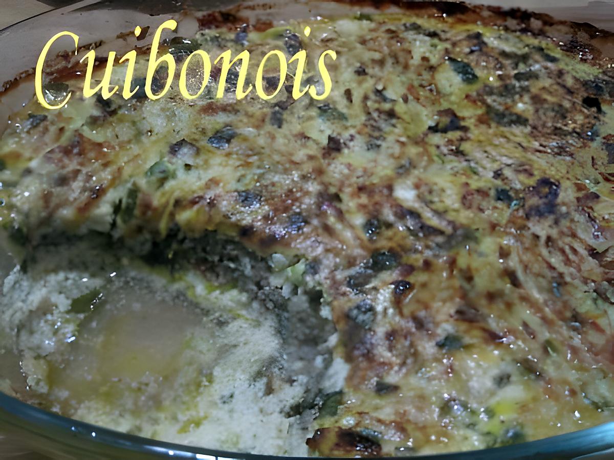 recette Gratin au chou-fleur, et au boeuf.