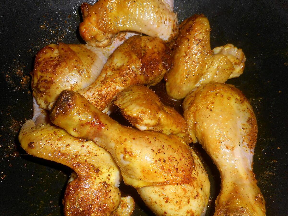 recette Pilaf de poulet à la marocaine
