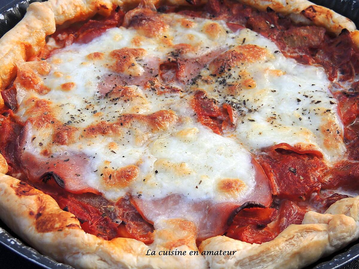 recette Tarte aux tomates  et bacon