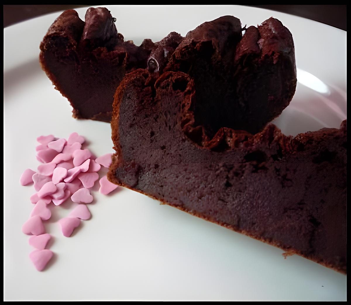 recette Moelleux Chocolat & rose