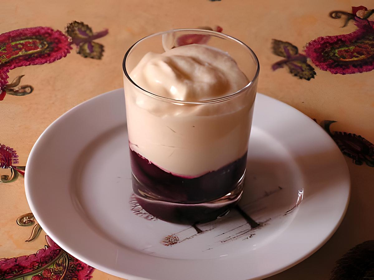 recette Verrines de prunes au mascarpone