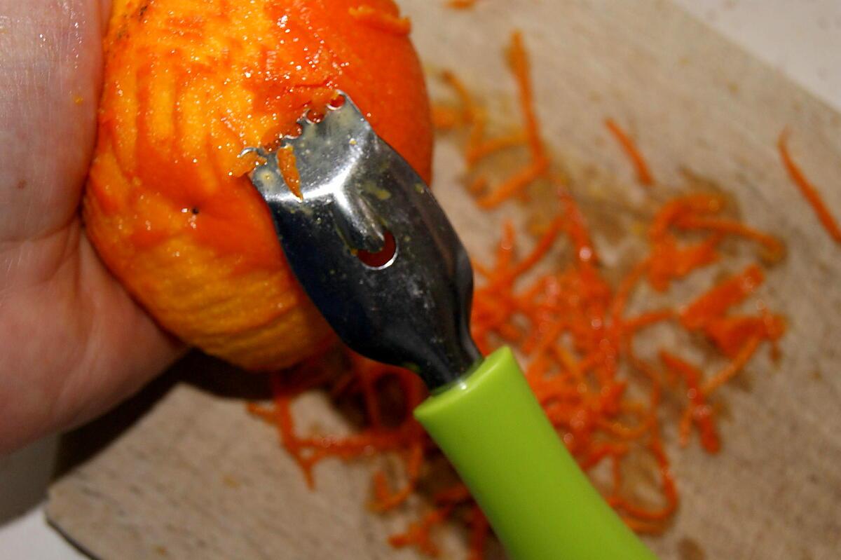 recette Zestes d'orange séchés facile