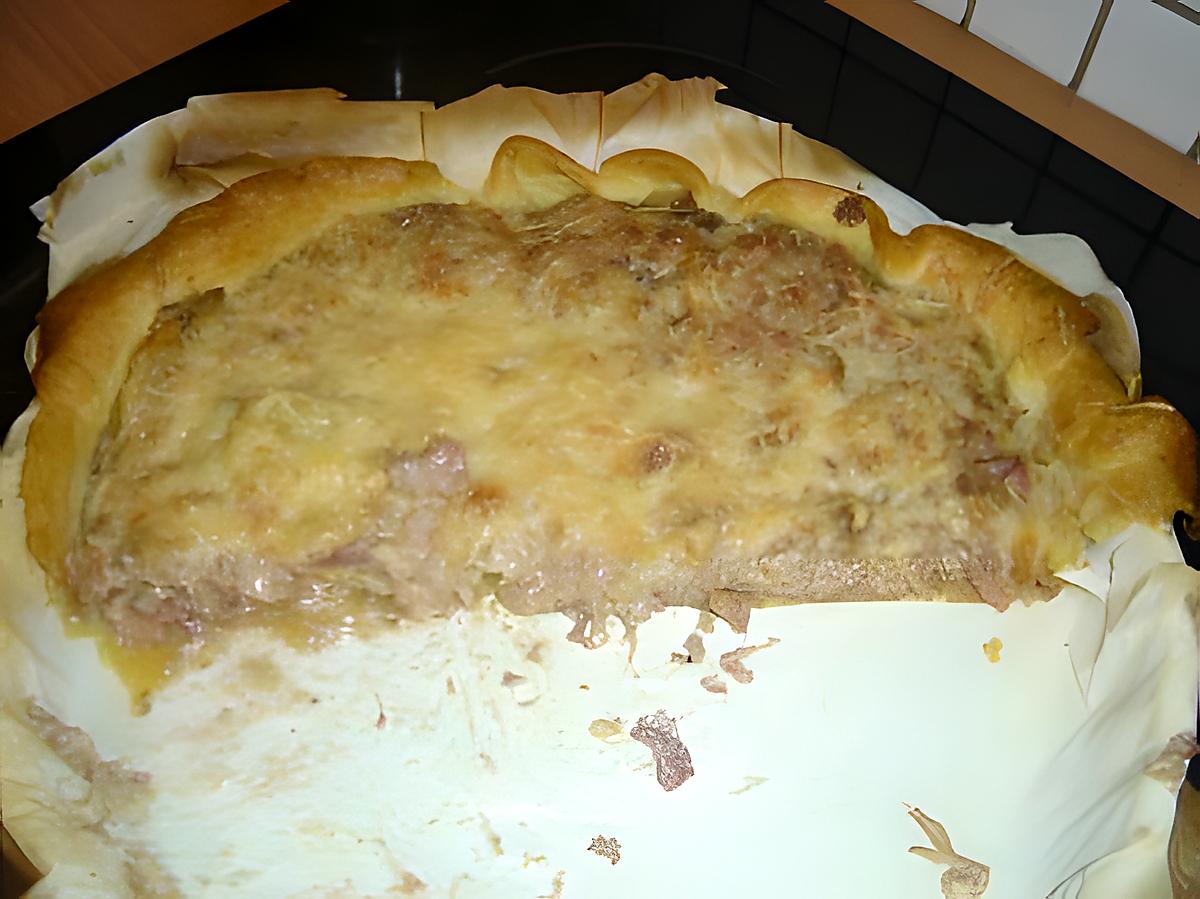 recette Tarte à l'andouillette