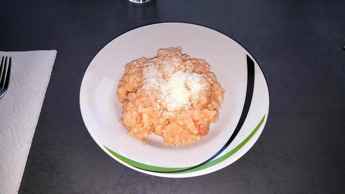 recette Risotto aux scampis