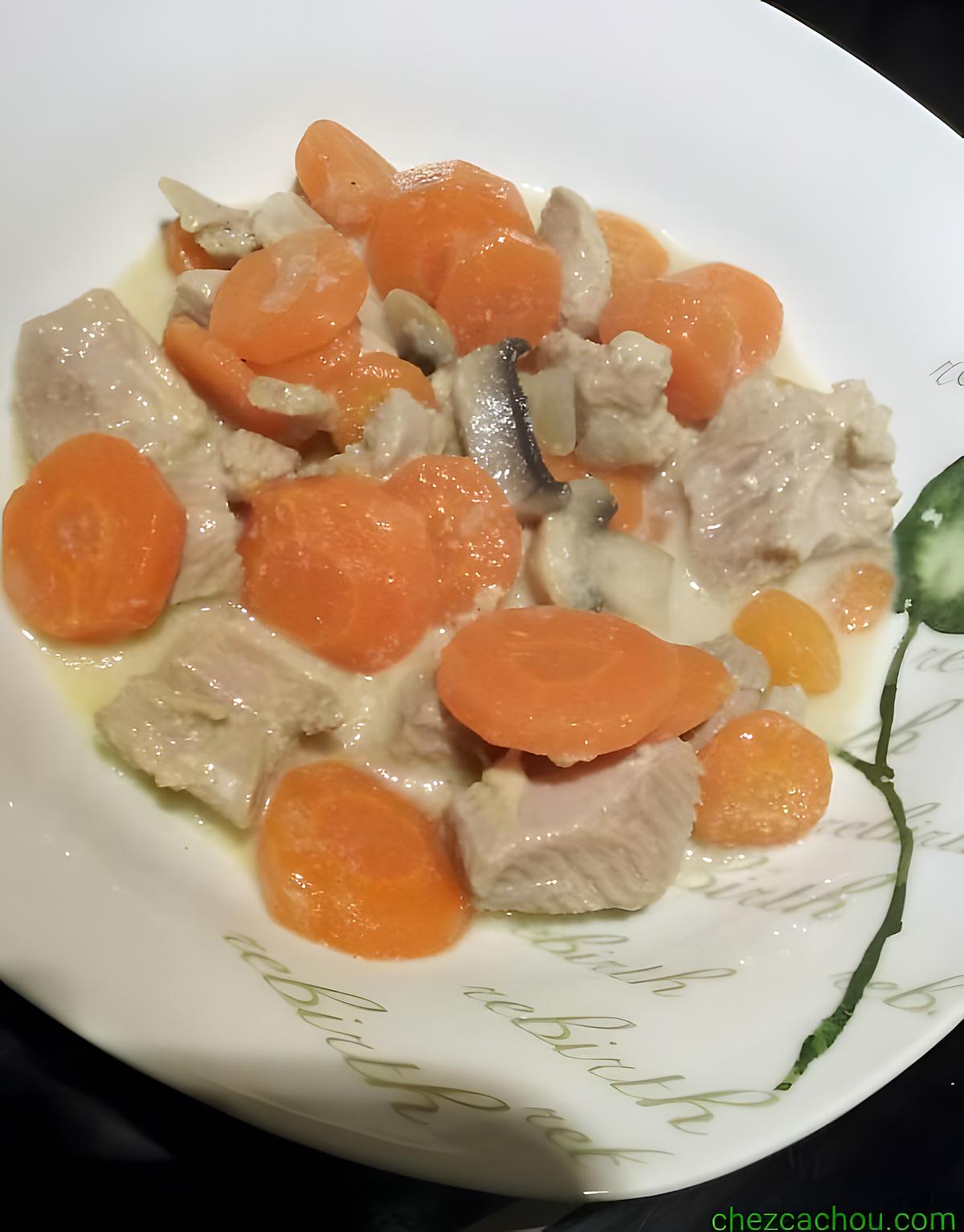 recette Blanquette de dinde