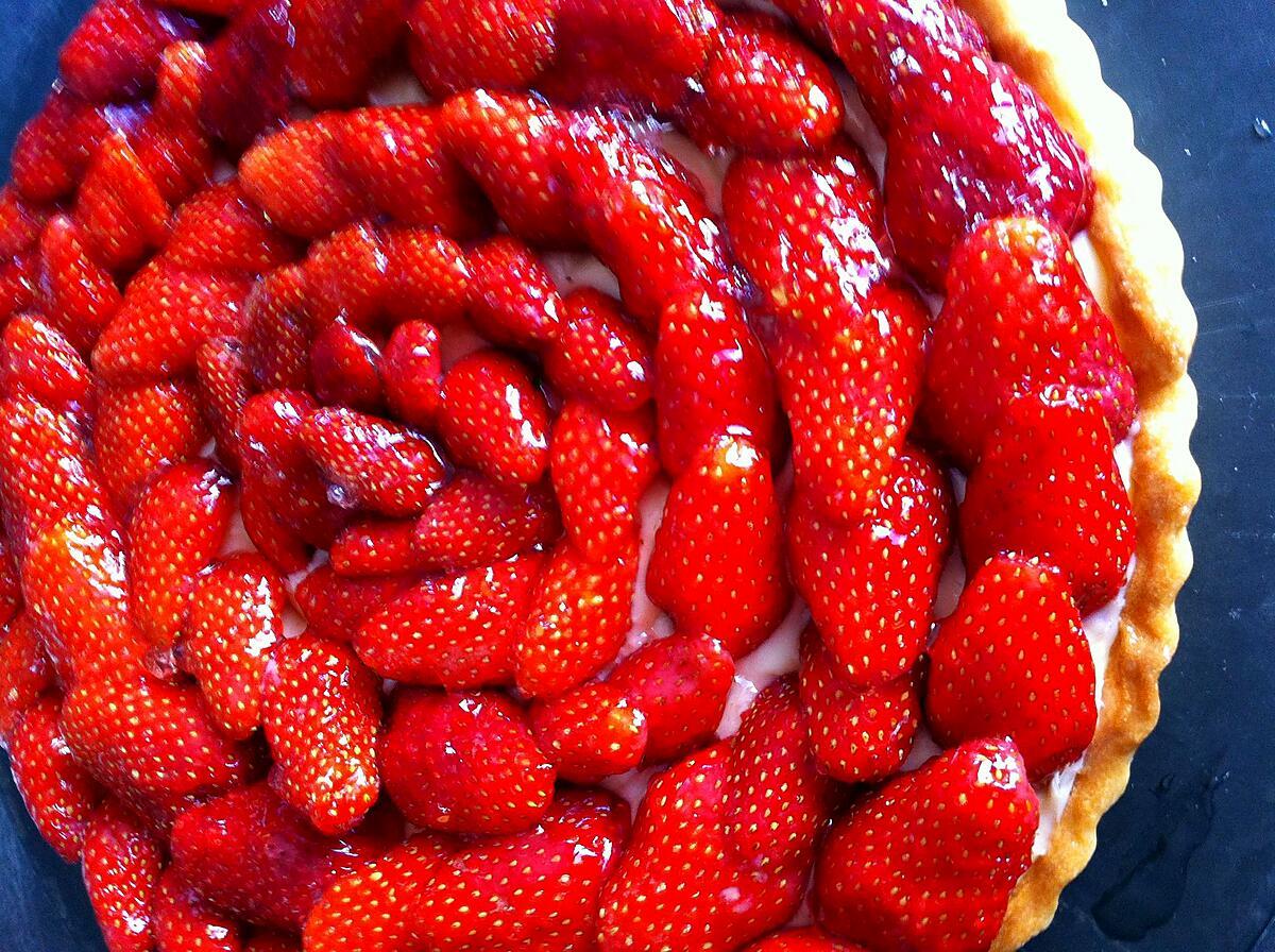 recette Tarte aux fraises gariguette au thermomix