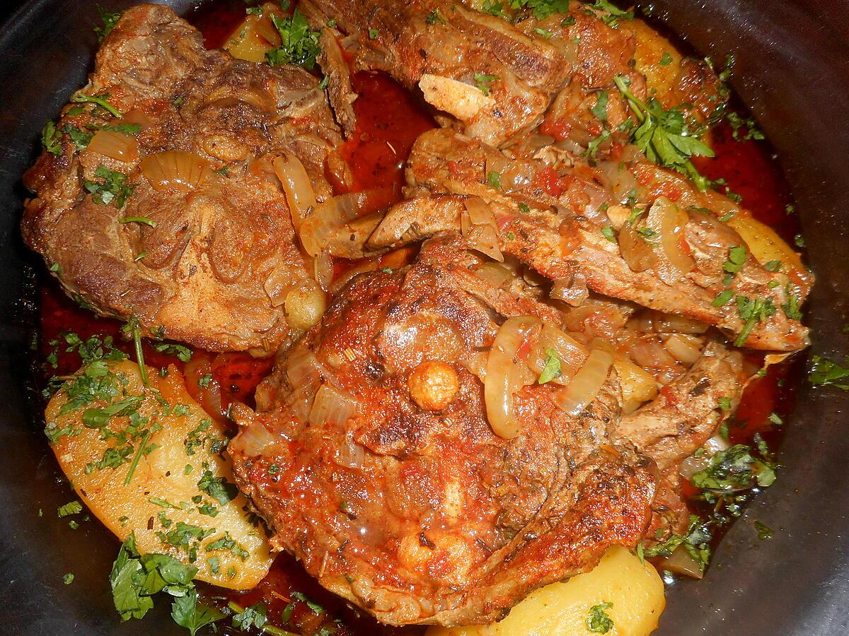 recette Sauté d agneau au paprika