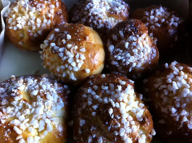 recette Briochettes au sucre perlée et à la fleur d'oranger