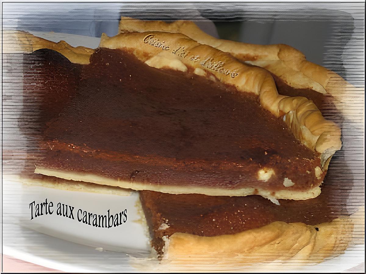 recette Tarte aux carambars