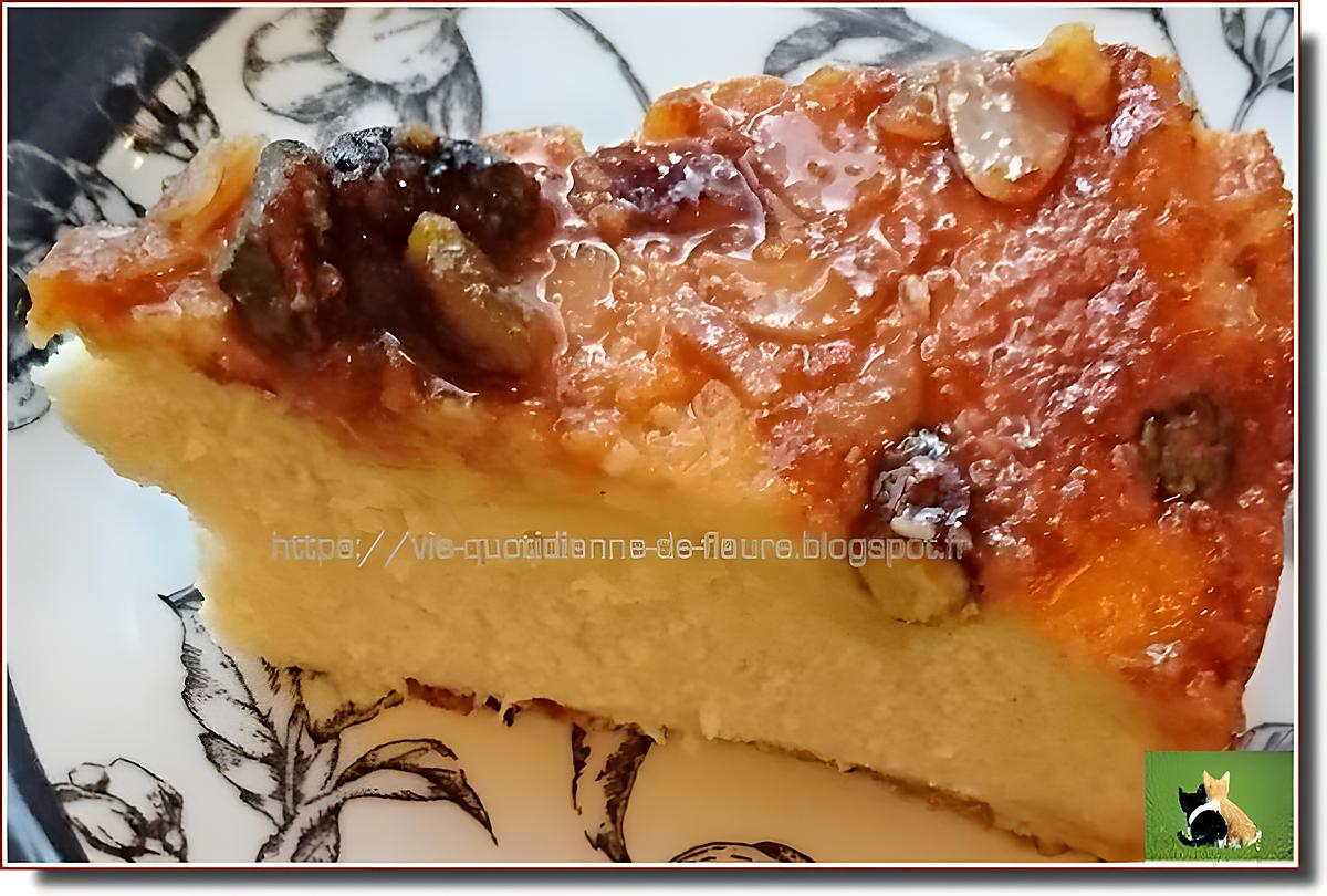 recette Gâteau de semoule avec un nappage caramel goût beurre salé