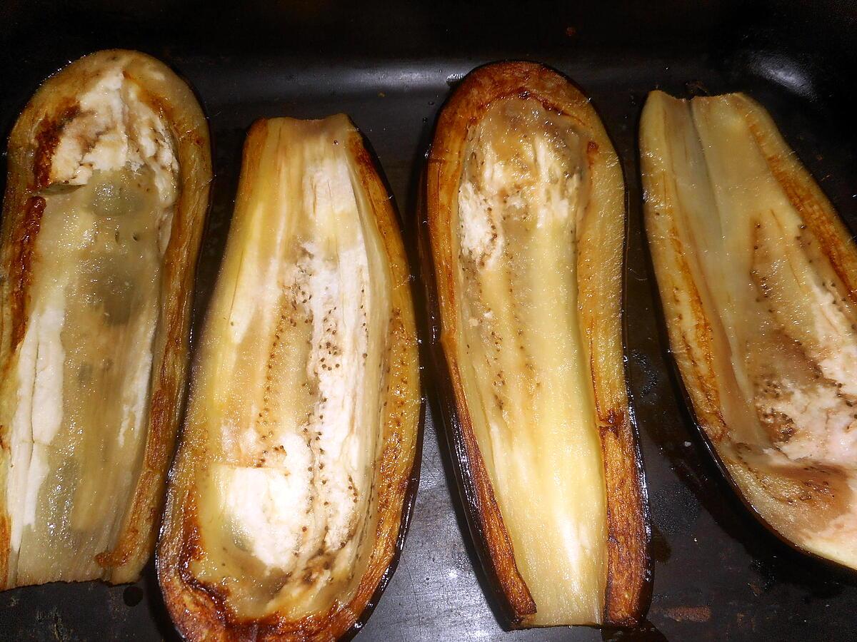 recette Aubergines farcies à l agneau et au reblochon