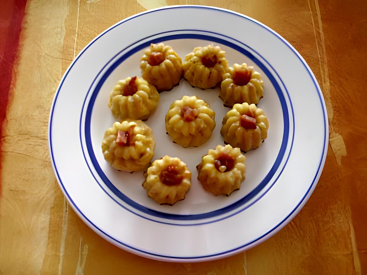 recette MINIS CANNELES CHORIZO-COMTE