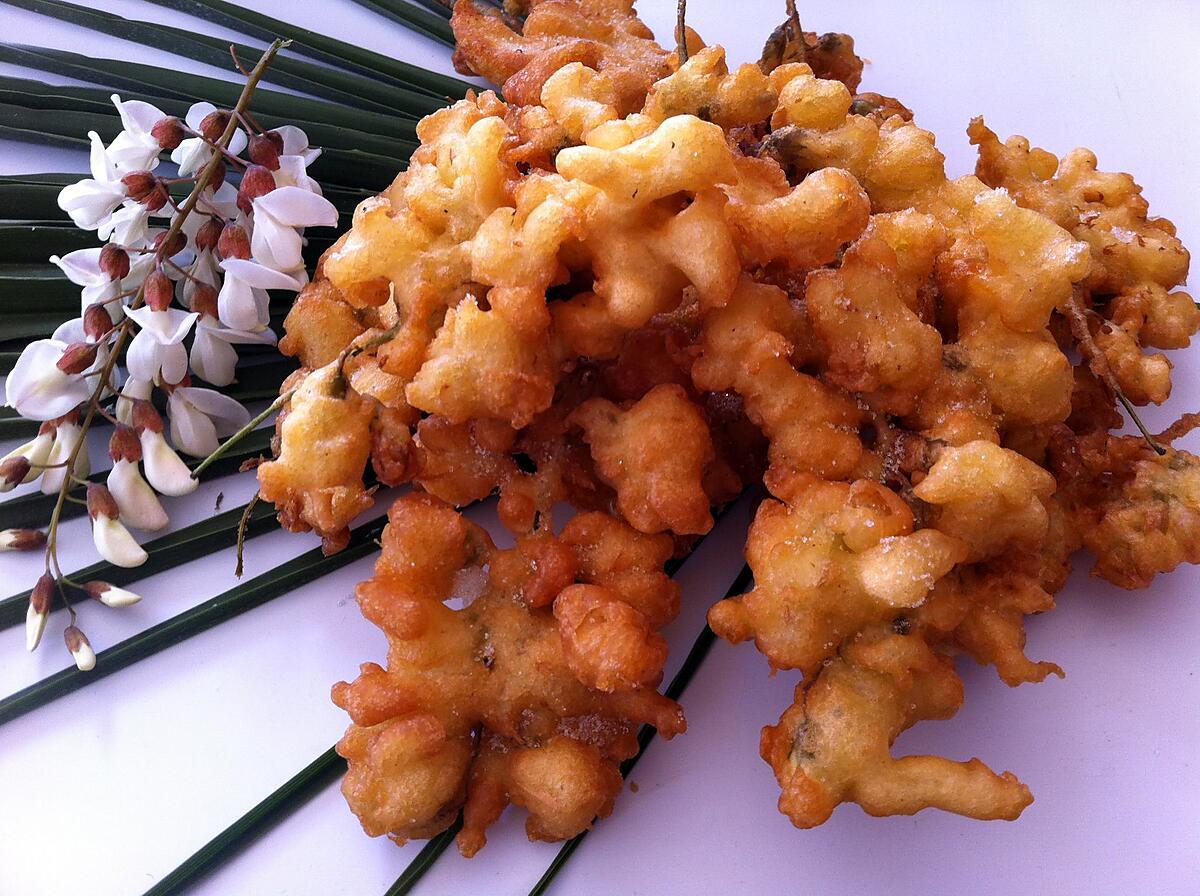 recette Beignets de fleurs d'acacias