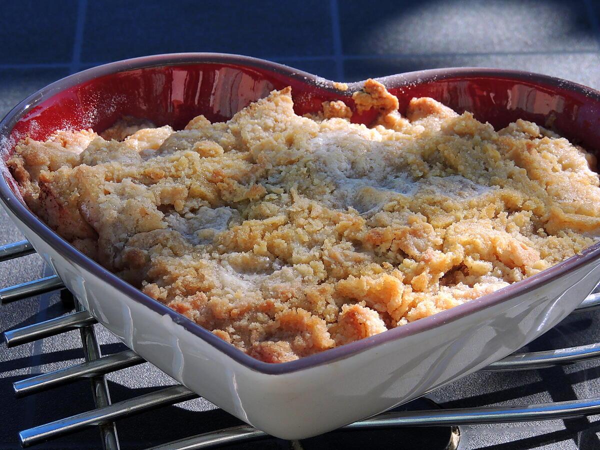 recette Crumble aux pommes cannelle