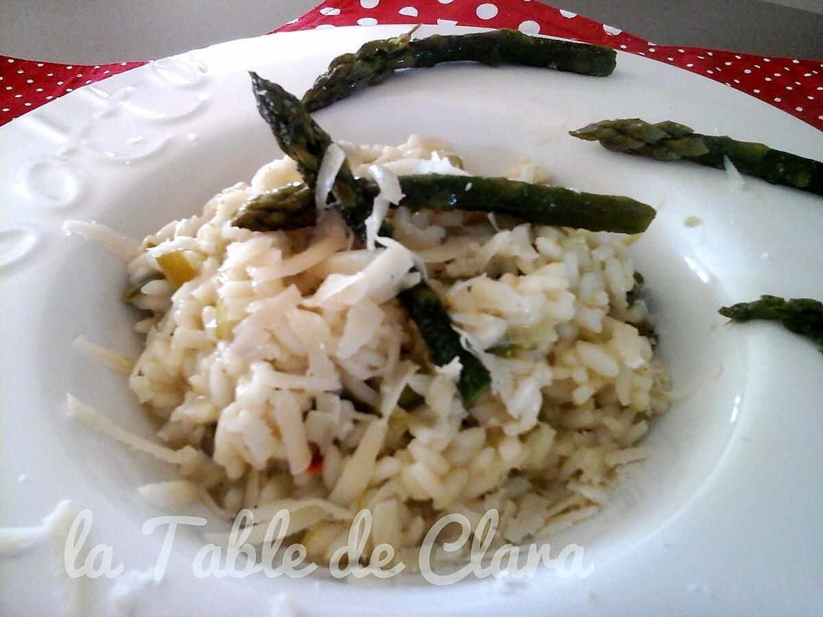 recette Risotto aux asperges