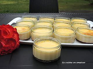 recette Crème aux oeufs à la vanille