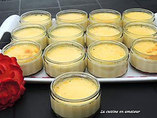 recette Crème aux oeufs à la vanille