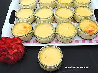 recette Crème aux oeufs à la vanille