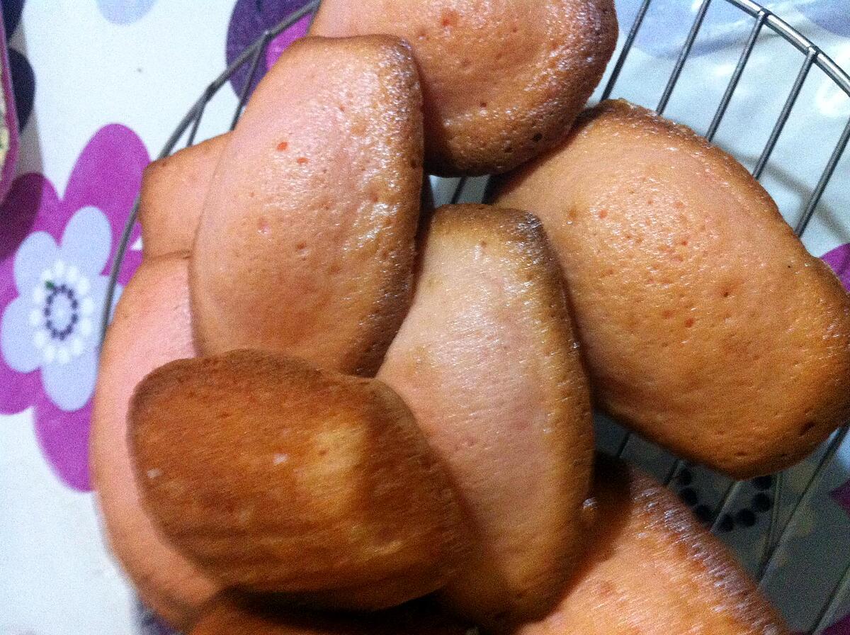 recette madeleine au yaourt de fraise