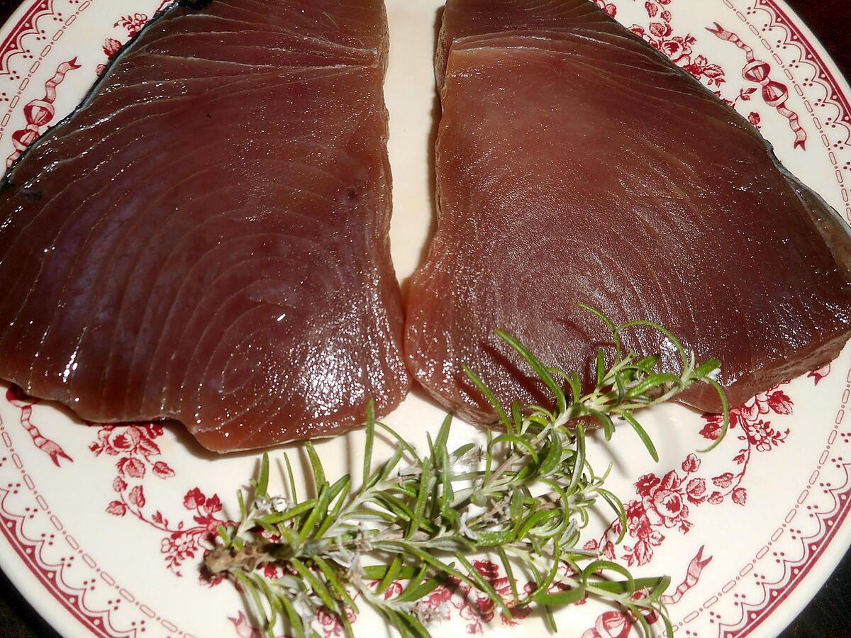 recette Steak de thon à la niçoise