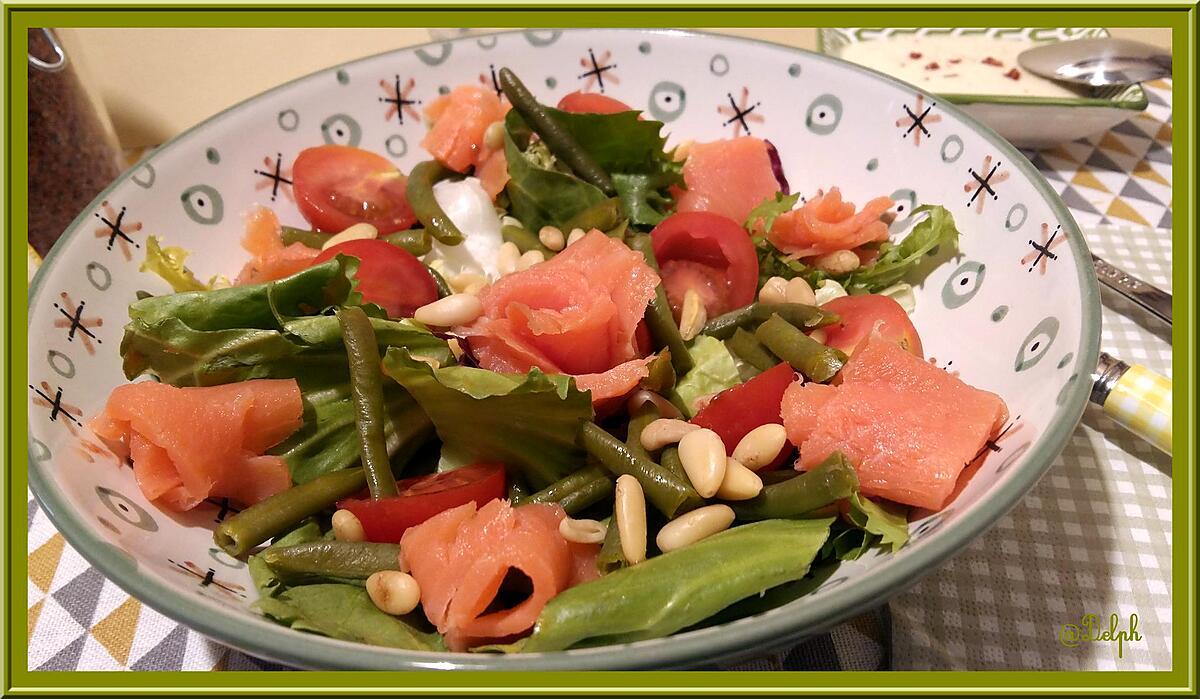 recette Salade de truite fumée