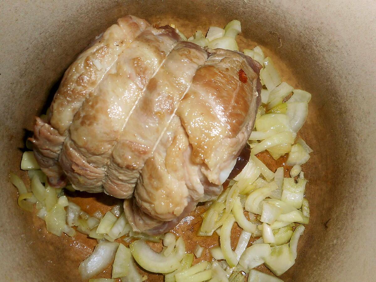 recette Roti de porc farci au chorizo