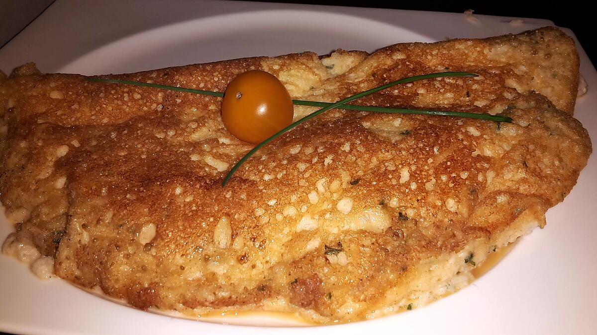 recette Omelette soufflée au fromage