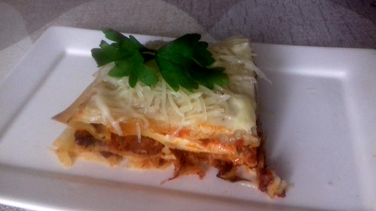 recette LASAGNE A LA BOLOGNAISE