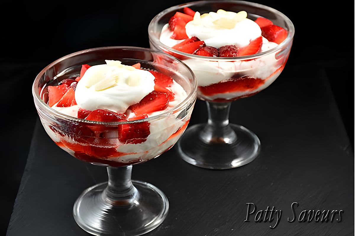 recette Parfait aux Fraises