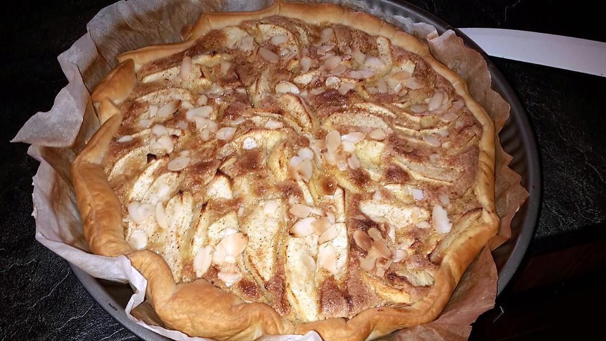 recette Tarte pomme vergeoise