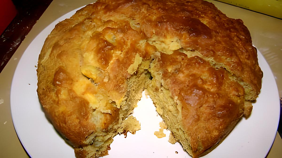 recette Gâteau libérien à l'ananas et aux noix ( ni sucre ni corps gras)