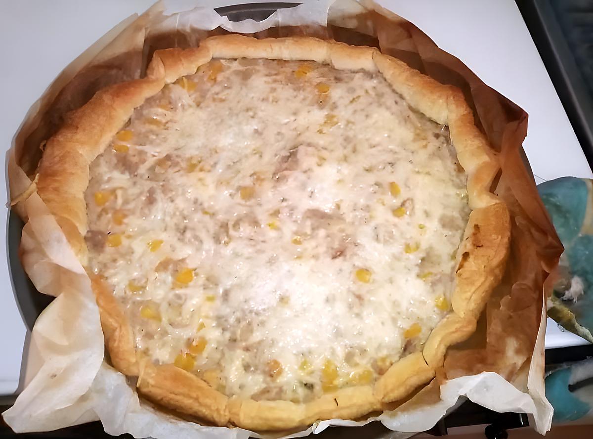 recette QUICHE AU THON