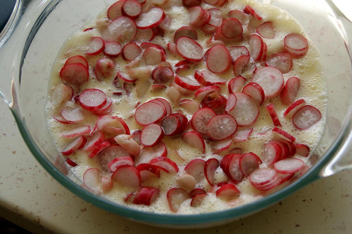 recette Gratin de radis roses