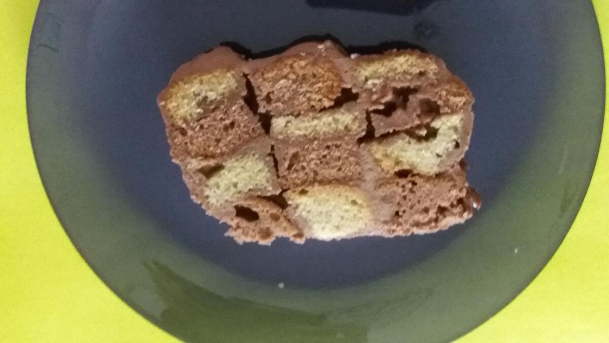 recette gâteau damier