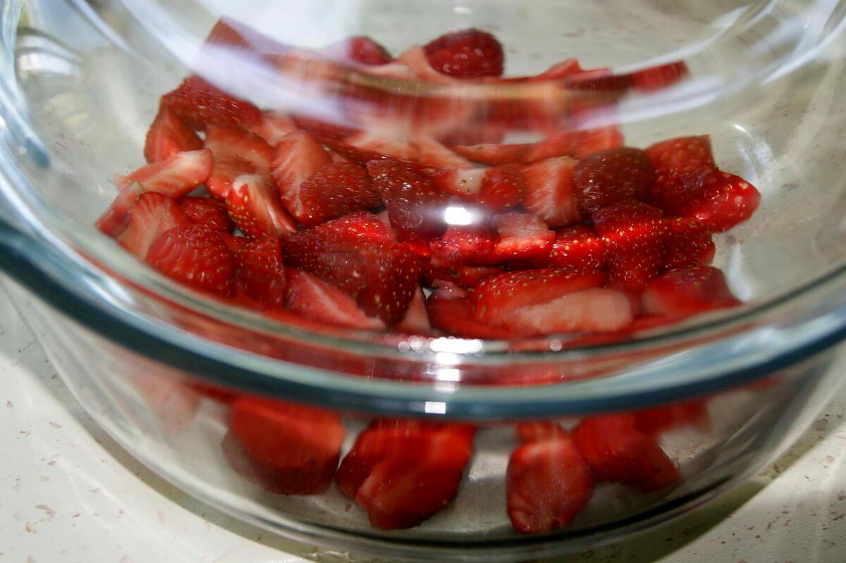 recette Confiture de fraises au micro-onde