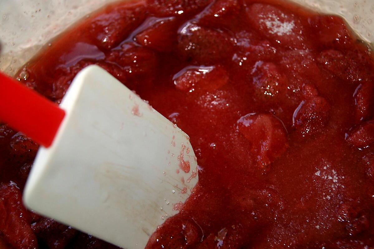 recette Confiture de fraises au micro-onde