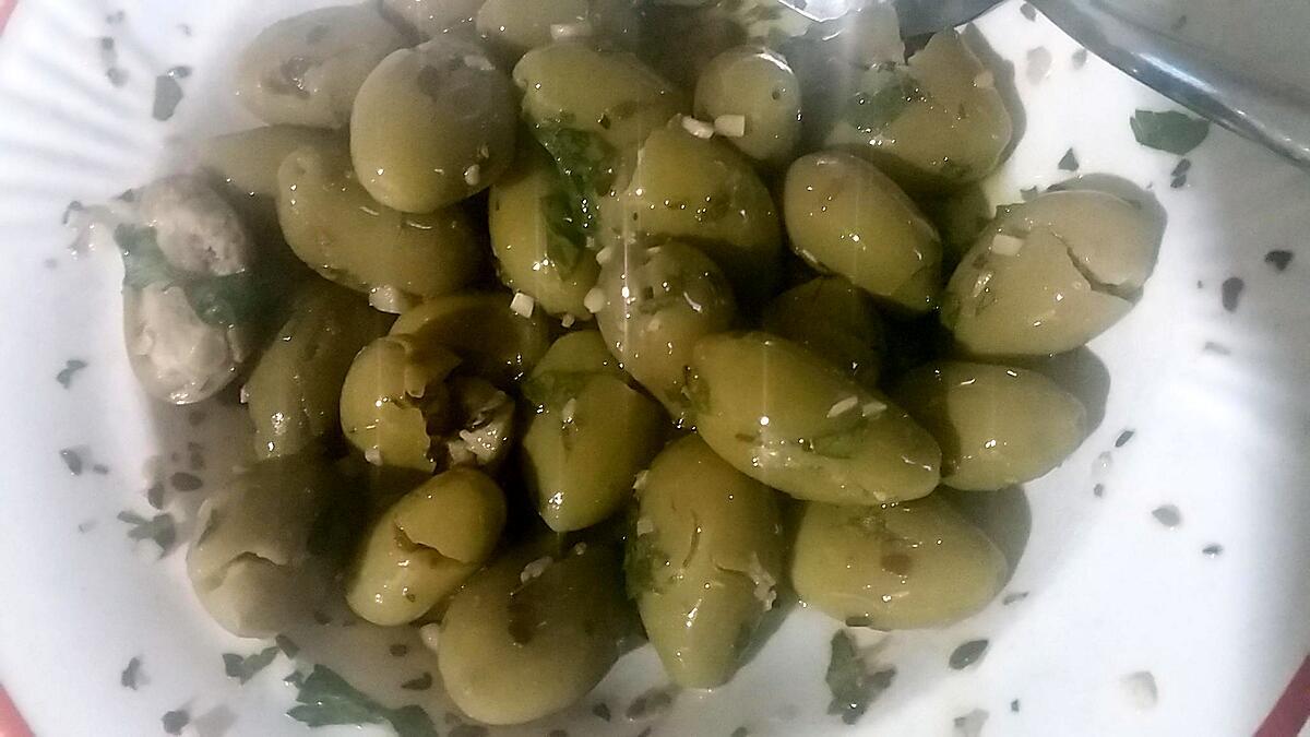 recette Olives vertes pour l'apéro