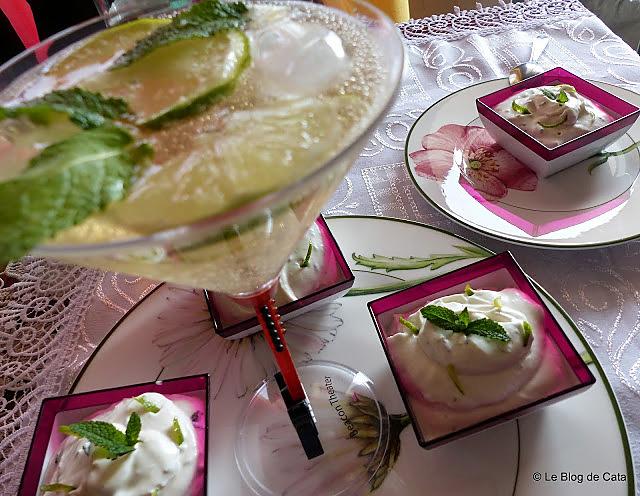 recette Mousse mojito à la Ricotta